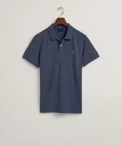 Gant Original Pique Rugger Dk Jeansblue Melange