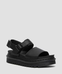 Dr. Martens Voss Sandals Black Hydro Leather