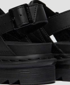 Dr. Martens Voss Sandals Black Hydro Leather