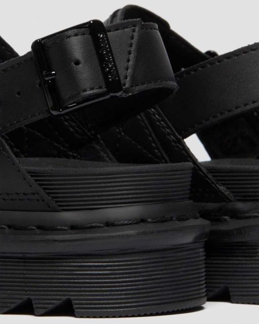 Dr. Martens Voss Sandals Black Hydro Leather
