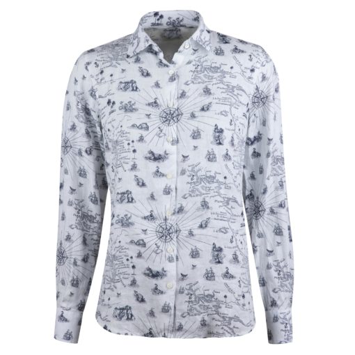 Stenströms Sofie Pattered Linen Shirt
