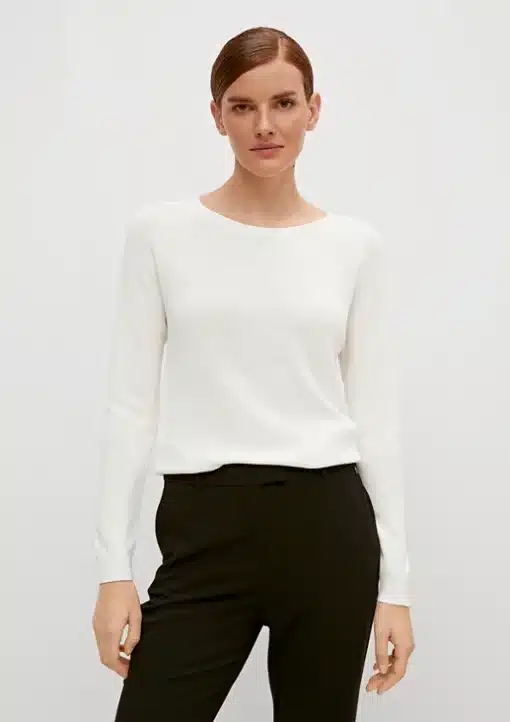 Comma, Knitted Pullover White
