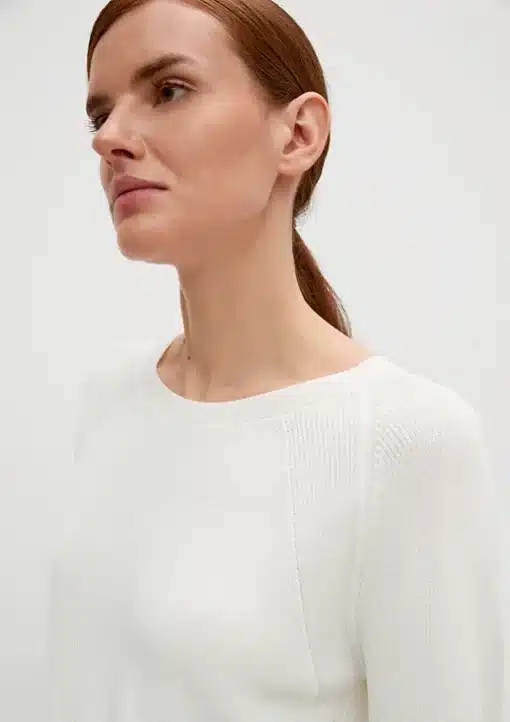 Comma, Knitted Pullover White