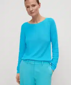 Comma, Knitted Pullover Turquoise