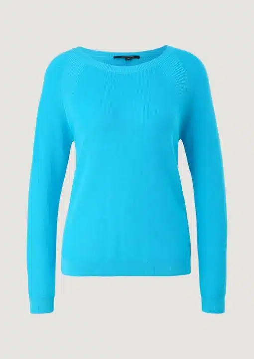 Comma, Knitted Pullover Turquoise