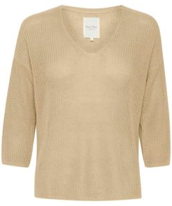 Part Two Netrona Pullover White Pepper