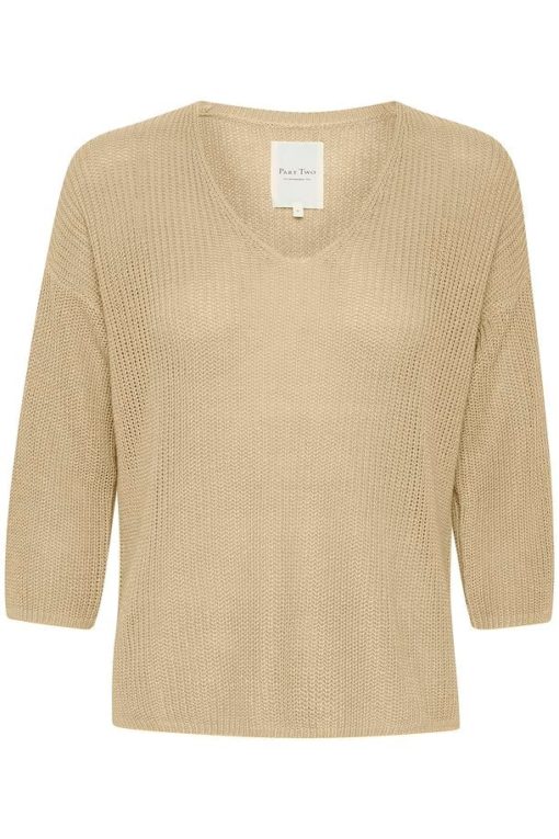 Part Two Netrona Pullover White Pepper