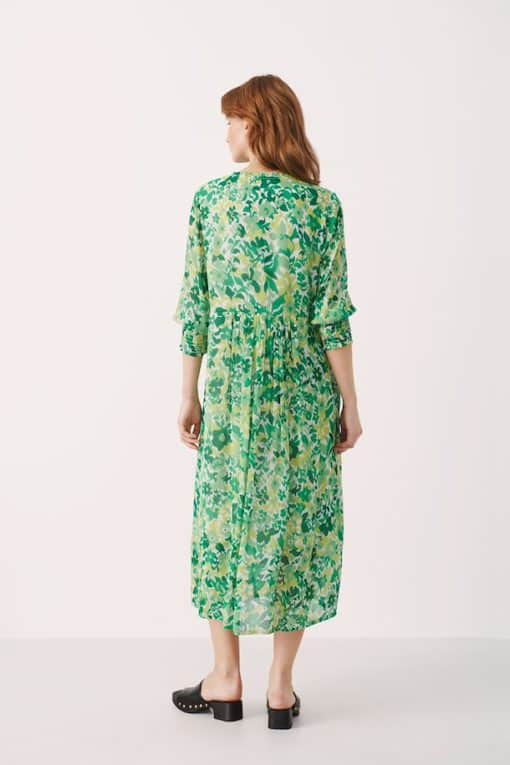 Part Two Sila Dress Green Gradient Print