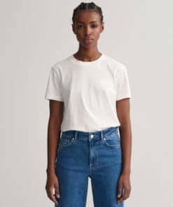 Gant Woman Tonal Archive Shield T-shirt White
