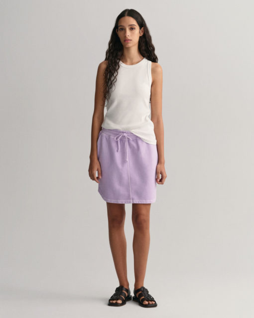 Gant Woman Sunfaded Skirt Soothing Lilac