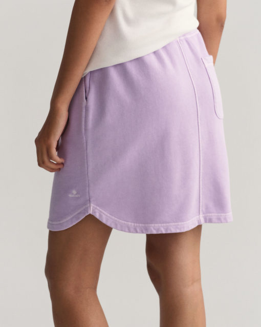Gant Woman Sunfaded Skirt Soothing Lilac