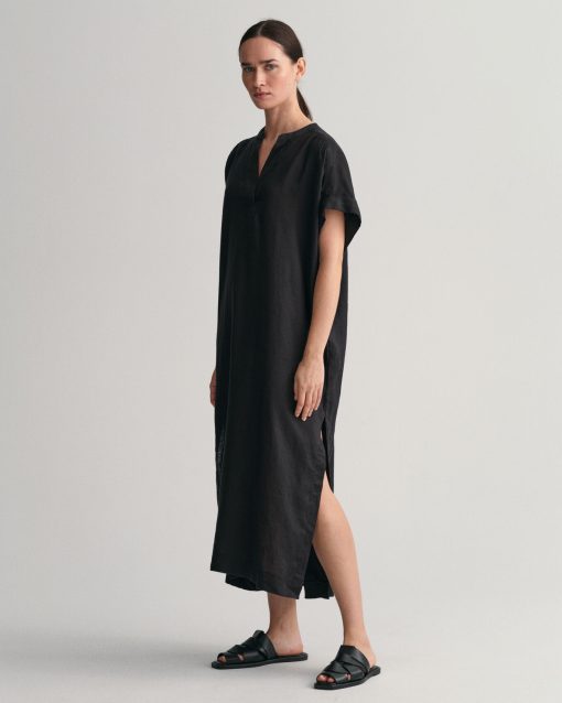 Gant Woman Linen Caftan Ebony Black