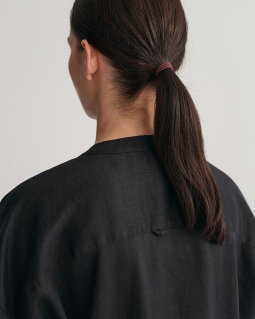 Gant Woman Linen Caftan Ebony Black