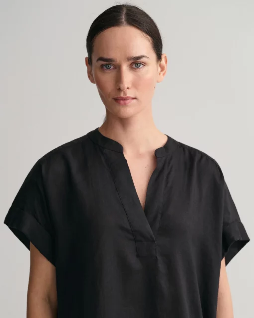 Gant Woman Linen Caftan Ebony Black