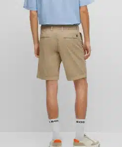 Boss Schino Slim Fit Shorts Beige