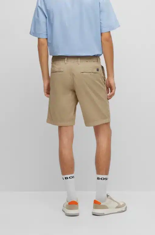 Boss Schino Slim Fit Shorts Beige