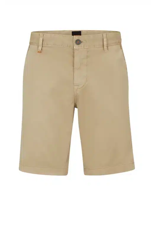 Boss Schino Slim Fit Shorts Beige