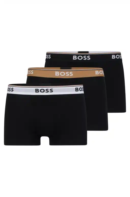 Boss 3-Pack Logo Boxers Black