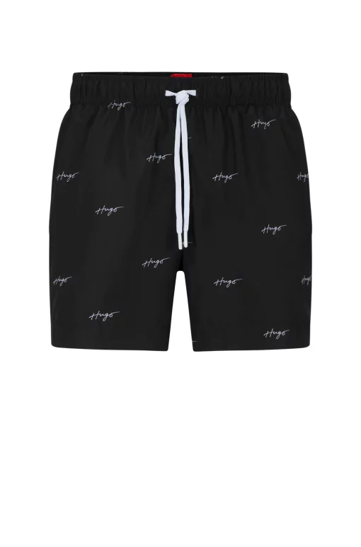 Hugo Goat Swim Shorts Black