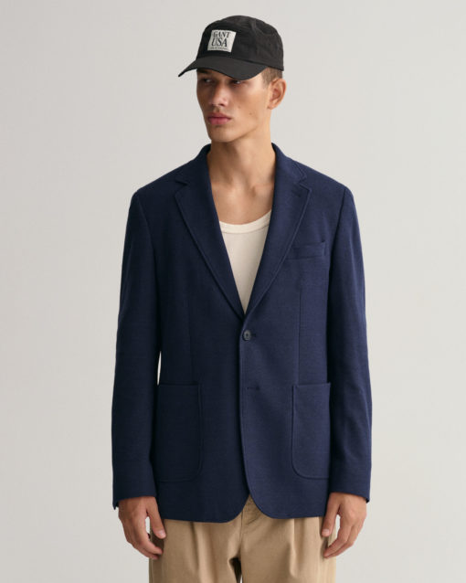 Gant Jersey Blazer Evening Blue