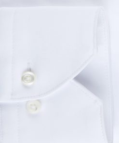 Stenströms Slimline Casual White Jersey Shirt