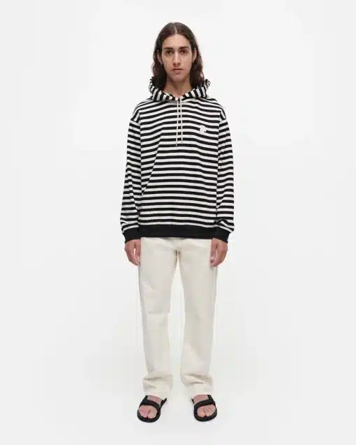 Marimekko Lona Men´s Fit Tasaraita Hoodie