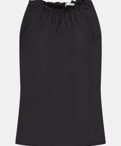 Esprit Linen Blend Top Black
