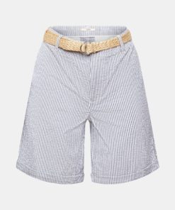 Esprit Striped Shorts Navy