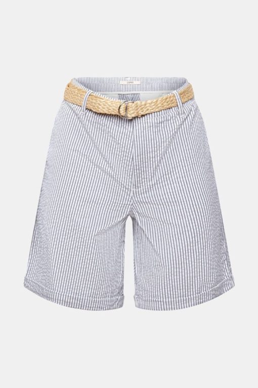 Esprit Striped Shorts Navy