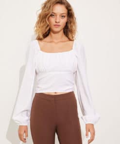 Envii Ennut Tie Top Bright White