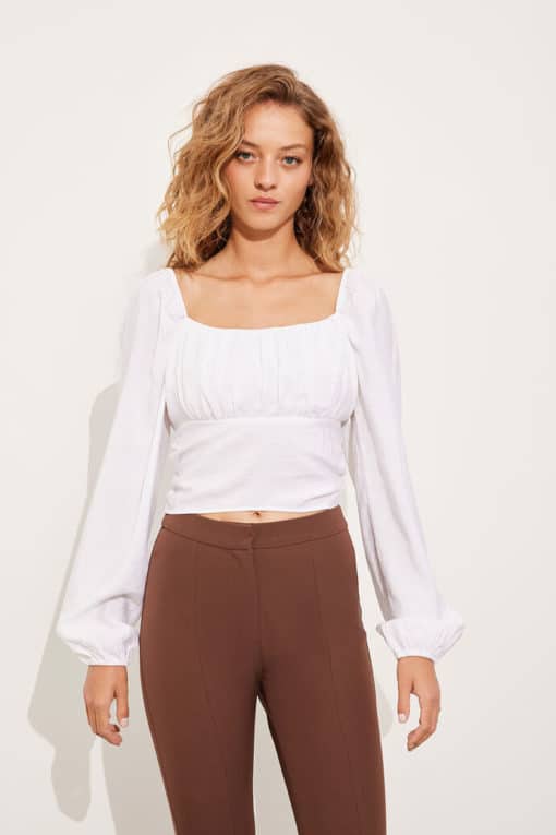 Envii Ennut Tie Top Bright White
