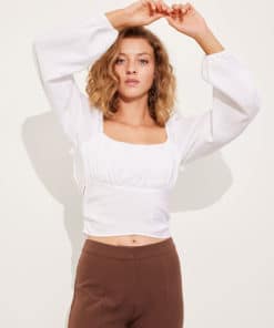 Envii Ennut Tie Top Bright White