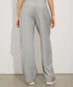 Envii Enline Pants Grey Pinstripe