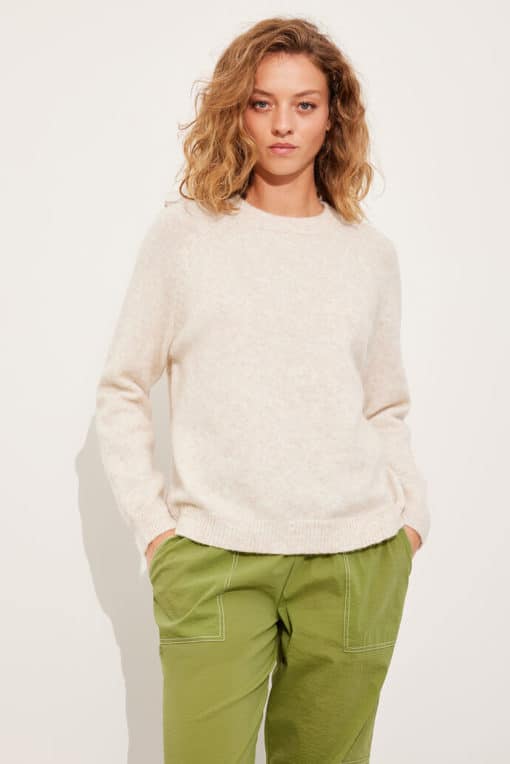 Envii Encucumber Knit Light Beige Melange