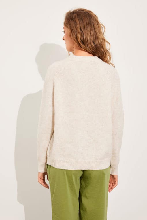 Envii Encucumber Knit Light Beige Melange