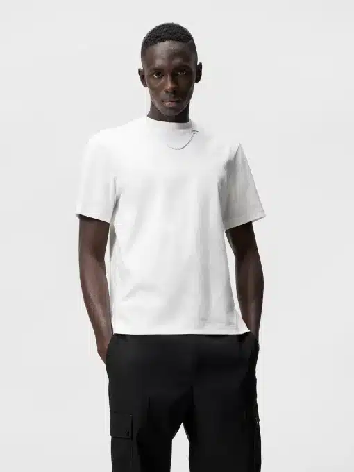 J.Lindeberg Ace Mock Neck T-shirt White