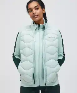 Peak Performance Helium Down Vest Women Delta Green
