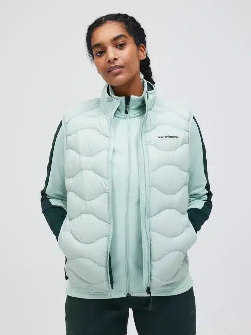Peak Performance Helium Down Vest Women Delta Green