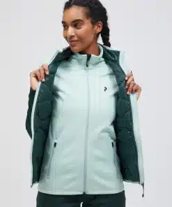 Peak Performance Helium Down Vest Women Delta Green