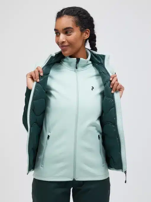 Peak Performance Helium Down Vest Women Delta Green