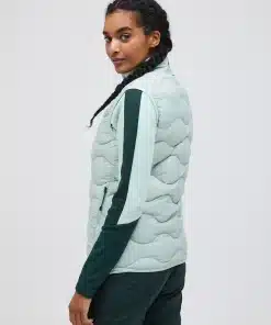 Peak Performance Helium Down Vest Women Delta Green