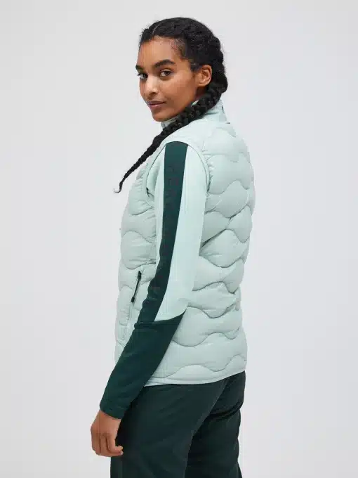 Peak Performance Helium Down Vest Women Delta Green
