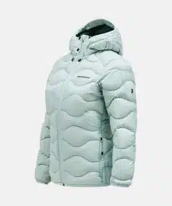 Peak Performance Helium Down Hood Jacket Women Delta Green
