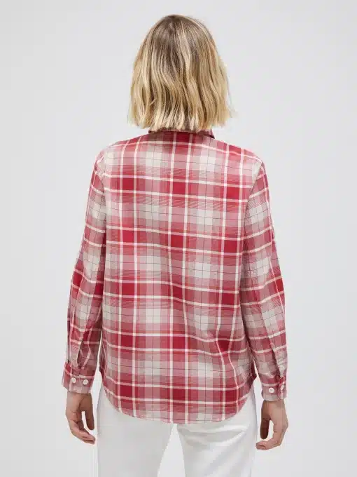 Peak Performance Cotton Flannel Shirt Women Check