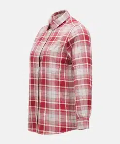 Peak Performance Cotton Flannel Shirt Women Check