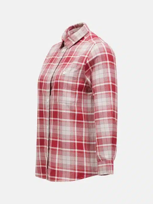 Peak Performance Cotton Flannel Shirt Women Check