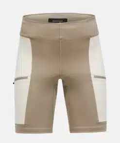 Peak Performance Vislight Track Shorts Women Avid Beige/Sad Fog