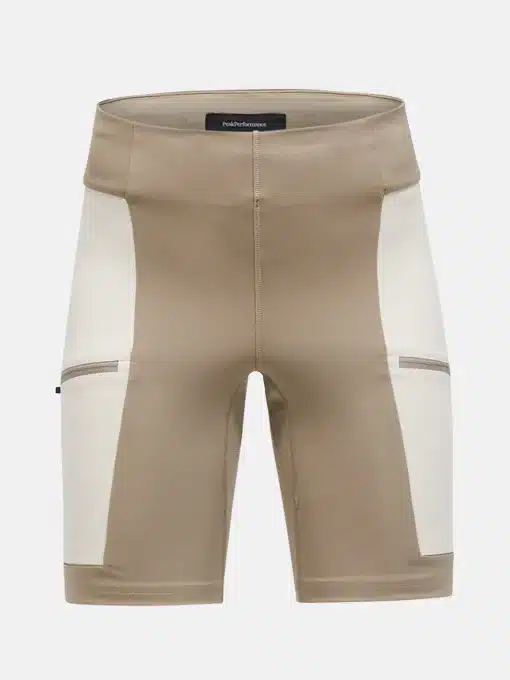 Peak Performance Vislight Track Shorts Women Avid Beige/Sad Fog