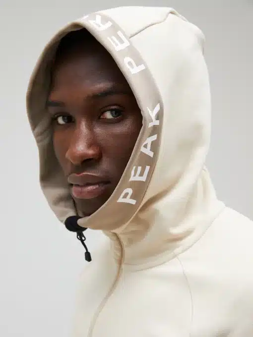 Peak Performance Rider Zip Hood Men sand Fog