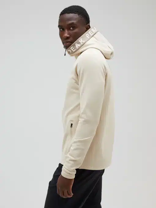 Peak Performance Rider Zip Hood Men sand Fog